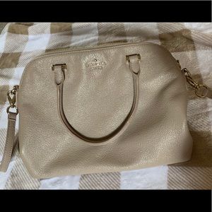 Kate Spade taupe crossbody/satchel